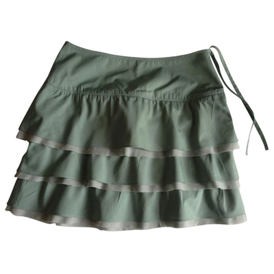 Pre-owned Claudie Pierlot Skirt In Green
