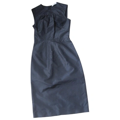 Pre-owned Prada Black Silk Dress