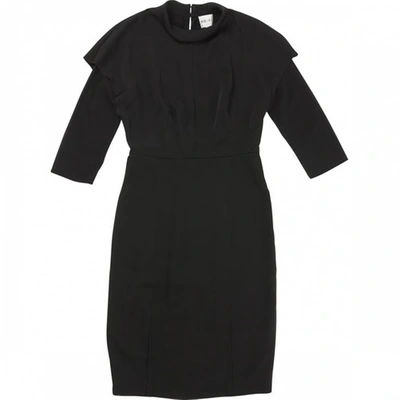 Pre-owned Reiss Black Polyester Dress