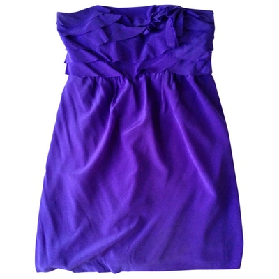 Pre-owned Paul & Joe Purple Silk Dress
