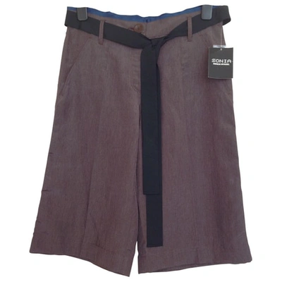 Pre-owned Sonia By Sonia Rykiel Brown Cloth Shorts