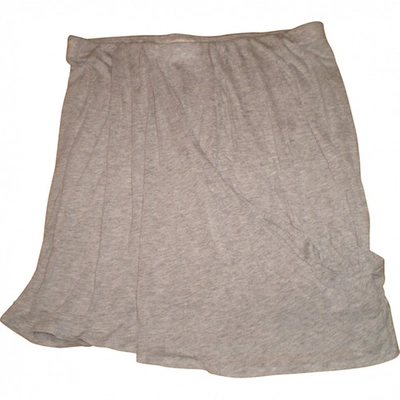 Pre-owned American Vintage Grey Cotton Skirt