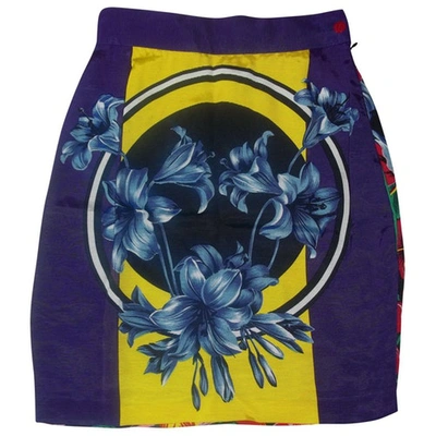 Pre-owned Versace Multicolour Viscose Skirt