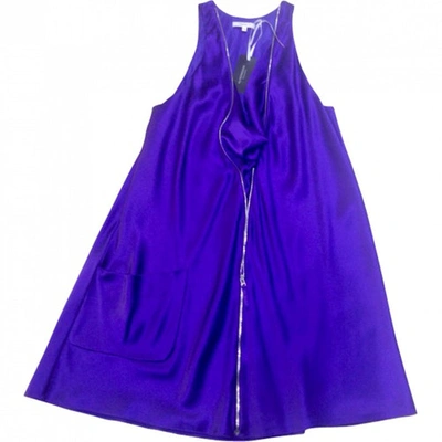 Pre-owned Vanessa Bruno Purple Silk Dress