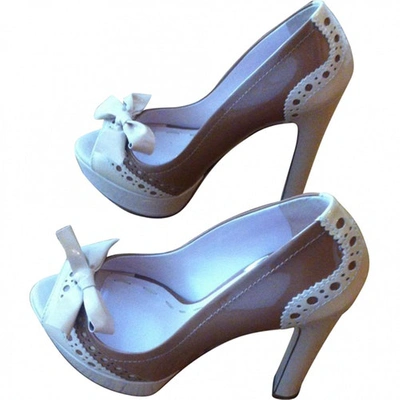 Pre-owned Miu Miu Pumps In Beige