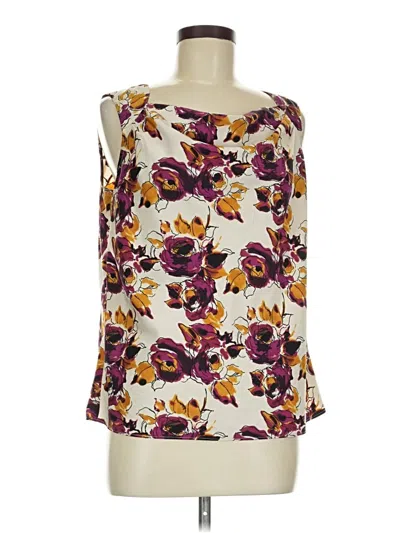 Pre-owned 212 Collection 3/4 Sleeve Blouse In Ivory