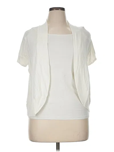 Pre-owned 212 Collection Cardigan Sweater In Ivory