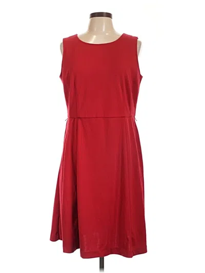 Pre-owned 212 Collection Casual Dress In Burgundy
