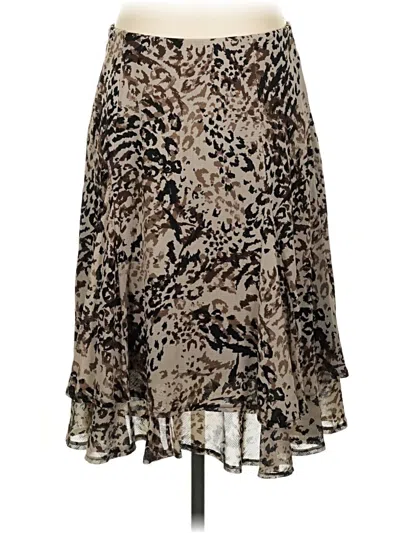 Pre-owned 212 Collection Casual Skirt In Brown