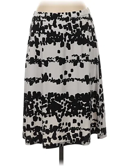 Pre-owned 212 Collection Casual Skirt In Silver