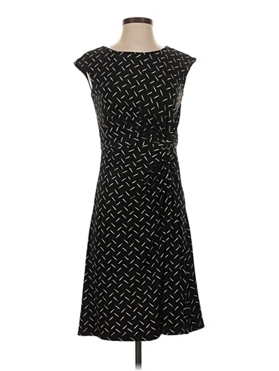 Pre-owned 212 Collection Cocktail Dress In Black