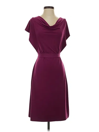 Pre-owned 212 Collection Cocktail Dress In Burgundy