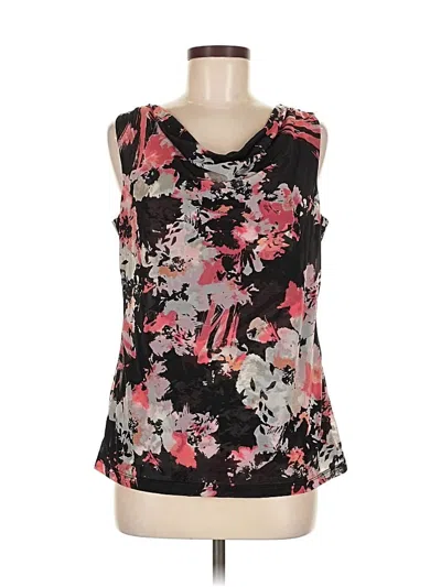 Pre-owned 212 Collection Sleeveless Blouse In Black