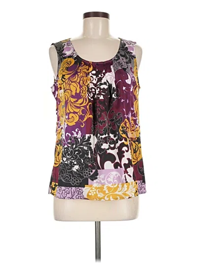 Pre-owned 212 Collection Sleeveless Blouse In Purple