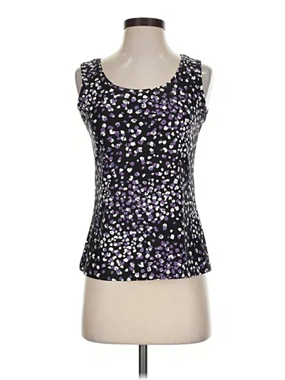 Pre-owned 212 Collection Tank Top Purple Sweetheart Neckline Tops