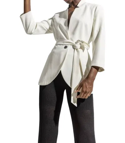 212 Goods Crosby Street Jacket In Ivory In Multi