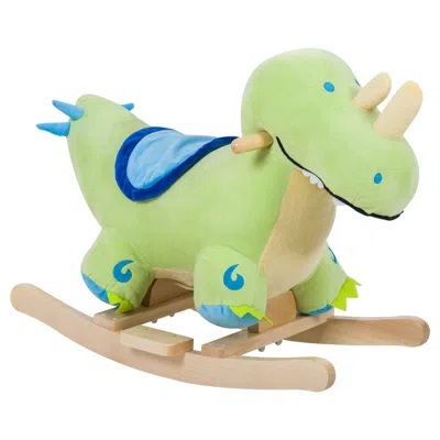 212 Main Qaba Rocking Horse Toy Kids Ride-on Toy Rocking Horse Toy Dinosaur Rocking Animal With Realistic Sou