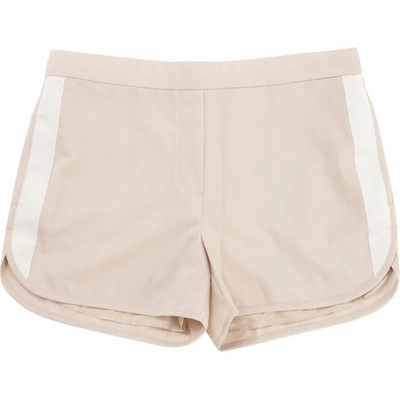 Pre-owned Tommy Hilfiger Beige Wool Shorts