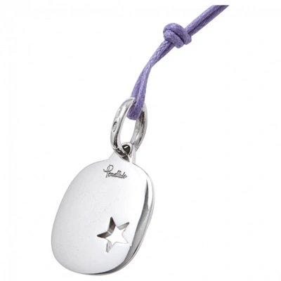 Pre-owned Pomellato Purple Silver Necklace