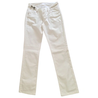 Pre-owned Dolce & Gabbana Bootcut Jeans In White