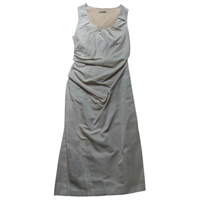 Pre-owned Bottega Veneta Beige Silk Dress