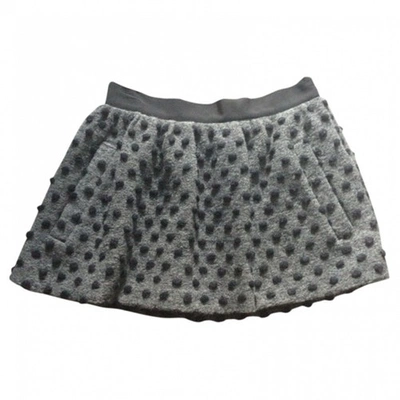 Pre-owned Opening Ceremony Grey Wool Skirt