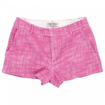 Pre-owned Juicy Couture Pink Cotton Shorts