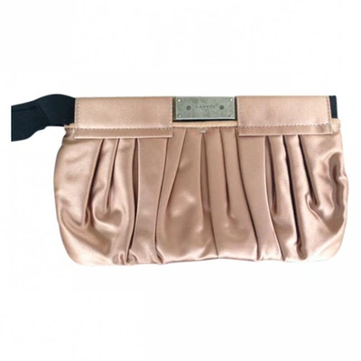 Pre-owned Lanvin Silk Clutch Bag In Other