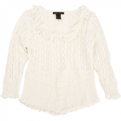 Pre-owned Marc Jacobs White Wool Knitwear