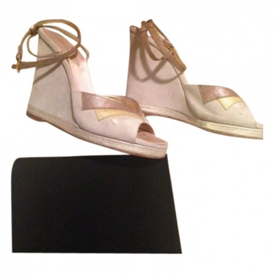 Pre-owned Dsquared2 Beige Leather Sandals