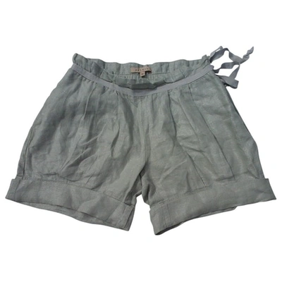 Pre-owned Sandro Gold Shorts In Grey