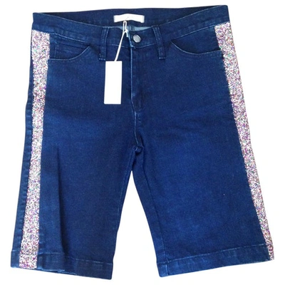 Pre-owned Gat Rimon Blue Denim - Jeans Shorts