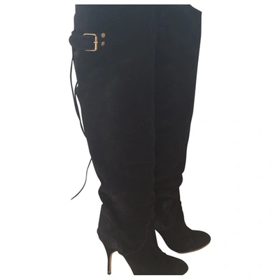 Pre-owned Chloé Black Suede Boots