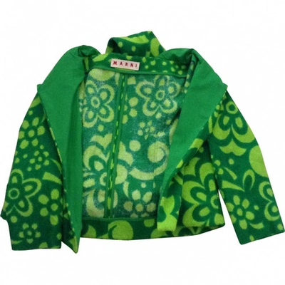 Pre-owned Marni Green Cotton Jacket