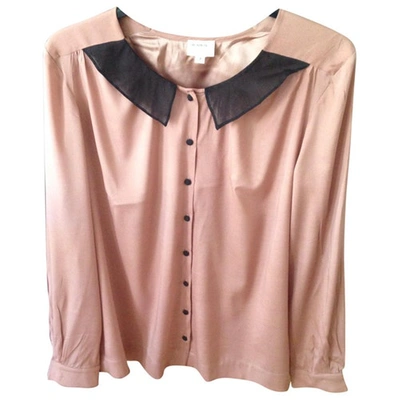 Pre-owned Gat Rimon Silk Blouse In Pink