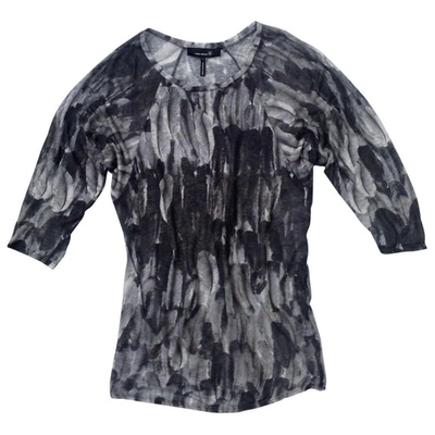 Pre-owned Isabel Marant Top With A Feather Pattern In Grey