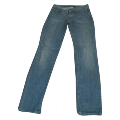 Pre-owned Marc By Marc Jacobs Blue Denim - Jeans Trousers