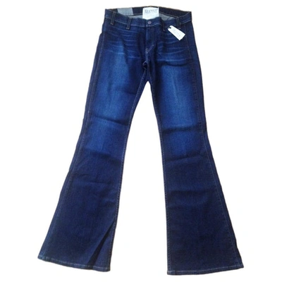 Pre-owned Elizabeth And James Blue Cotton - Elasthane Jeans
