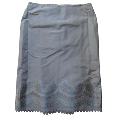 Pre-owned Alexander Mcqueen Silk Skirt In Other