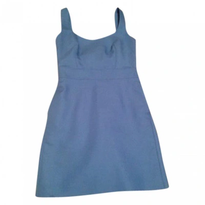 Pre-owned Dsquared2 Blue Cotton Dress