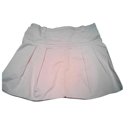 Pre-owned Dondup Pink Cotton Skirt