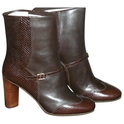 Pre-owned Marc By Marc Jacobs Boots In Brown
