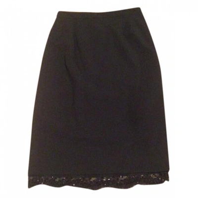 Pre-owned Dsquared2 Black Wool Skirt