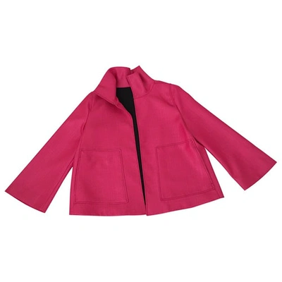 Pre-owned Carolina Herrera Jacket In Pink