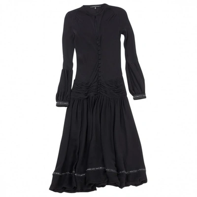 Pre-owned Alessandro Dell'acqua Black Silk Dress