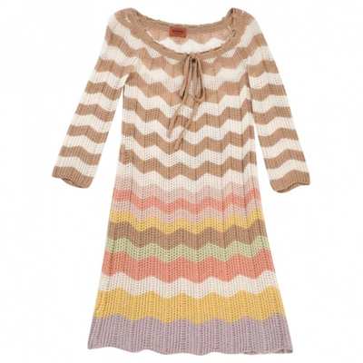 Pre-owned Missoni Wool Dress In Multicolour