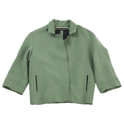 Pre-owned Roland Mouret Green Wool Jacket