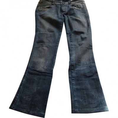 Pre-owned Diesel Blue Cotton Jeans