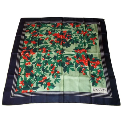 Pre-owned Lanvin Multicolour Silk Silk Handkerchief