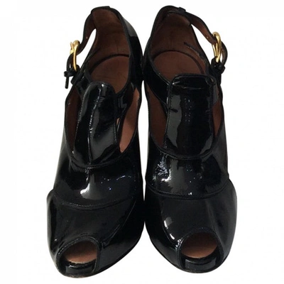 Pre-owned Giuseppe Zanotti Black Patent Leather Heels
